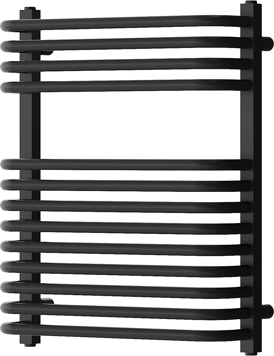 Mexen Apollo радиатор за баня 660 x 550 мм, 386 W, черен - W117-0660-550-00-70