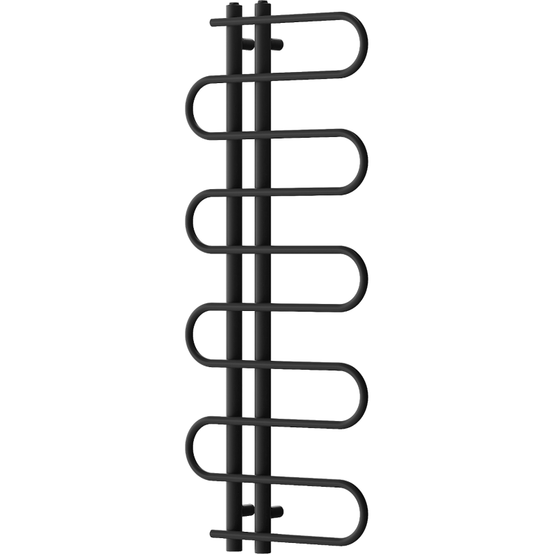 Mexen Kiso банска радиатор 1250 x 500 мм, 256 W, черен - W114-1250-500-00-70