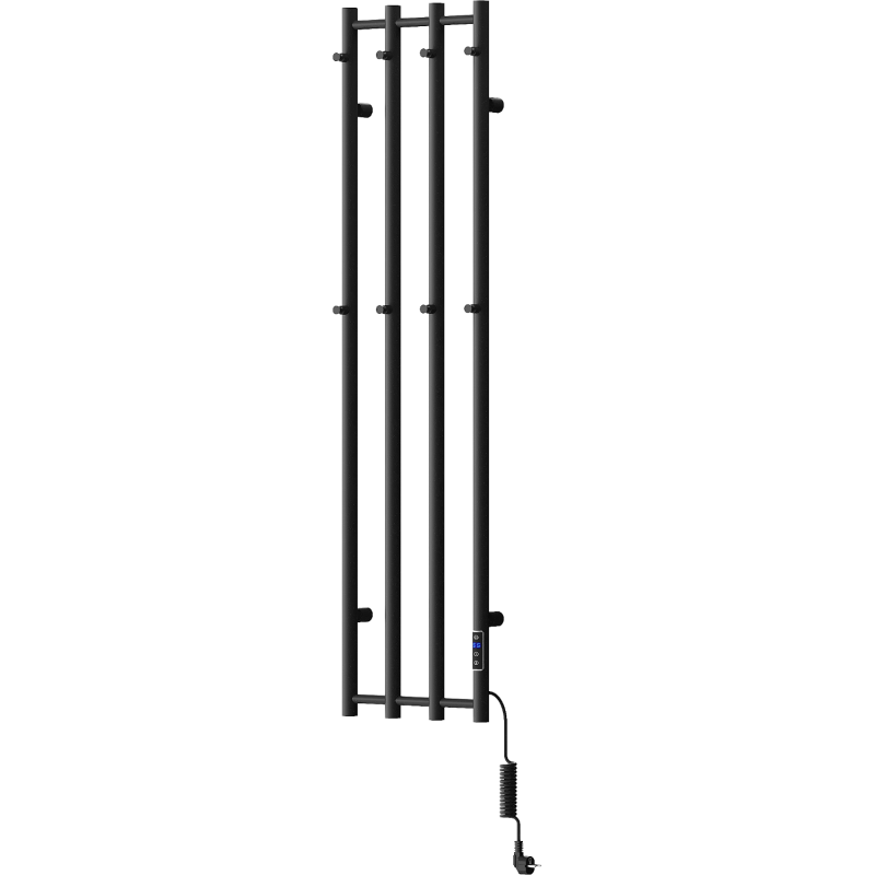 Mexen Pino електрически радиатор с поставки за кърпи 1405 x 347 mm, 250 W, черен - W301-1405-347-00-70