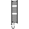 Mexen Mars електрически радиатор 1200 x 400 мм, 400 W, черен - W110-1200-400-6400-70