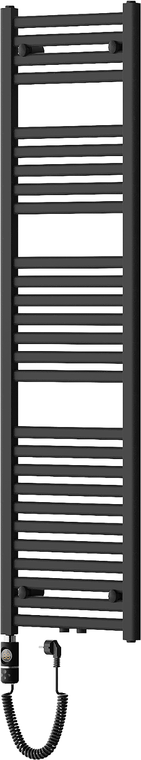 Mexen Hades електрически радиатор 1500 x 400 мм, 600 W, черен - W104-1500-400-2600-70