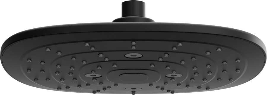 Mexen D-17 душ речка 24x24 см, черна - 79717-70