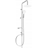 Mexen X67 душова колона, хром/бяла - 798676791-00